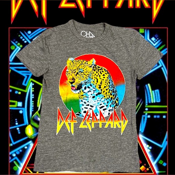 Chaser 'Def Leppard' Graphic Print Jersey Tee - Picture 1 of 5